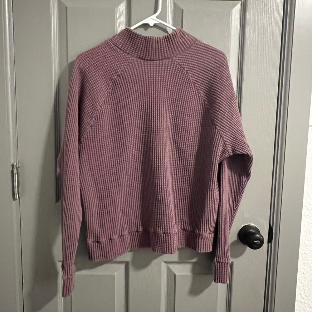 The North Face Women's Lavender Cowl Neck Sweater - Picture 6 of 6